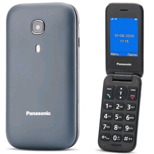 PANASONIC KX-TU400EXG 2.4" EASY PHONE CLAMSHELL TASTO SOS FOTOCAMERA BLUETOOTH I