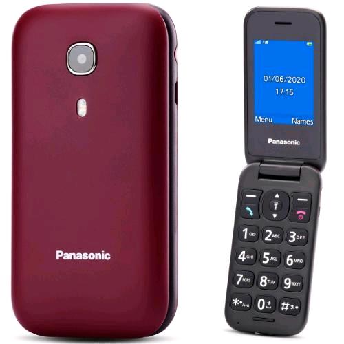 PANASONIC KX-TU400EXR 2.4" EASY PHONE CLAMSHELL TASTO SOS FOTOCAMERA BLUETOOTH I