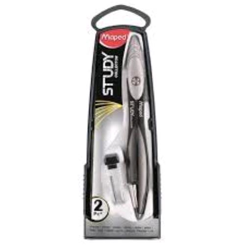 MAPED STUDY COMPASSO IN METALLO NERO