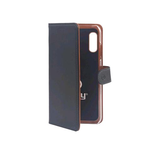 CELLY WALLY SAMSUNG GALAXY XCOVER PRO CUSTODIA A PORTAFOGLIO IN SIMILPELLE NERO