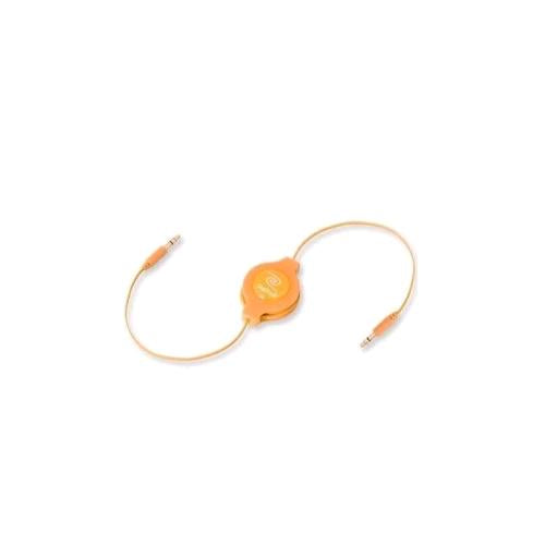 RETRAK CAVO PER MP3 2 X M JACK 3.5 MM 1.5 M ARANCIONE