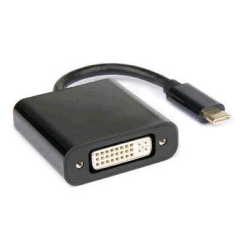 HAMLET ADATTATORE VIDEO DA USB 3.1 TYPE-C A DVI FEMMINA NERO