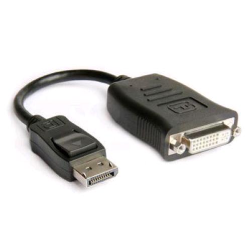 HAMLET ADATTATORE VIDEO DA DISPLAYPORT MASCHIO A DVI FEMMINA NERO