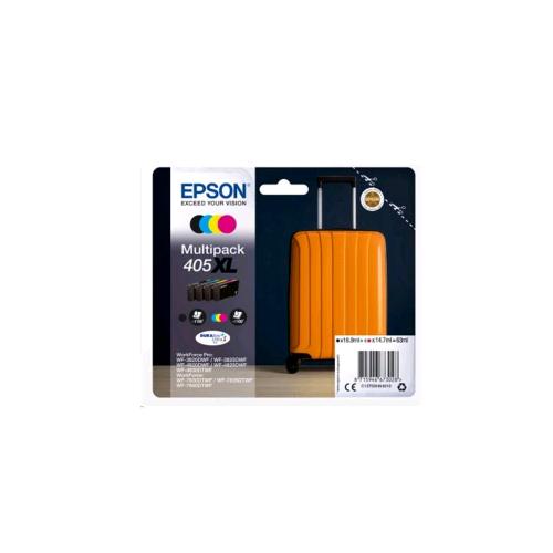 EPSON 405 XL DURANBRITE CARTUCCIA INK-JET MULTICOLORE NERO CIANO MAGENTA GIALLO