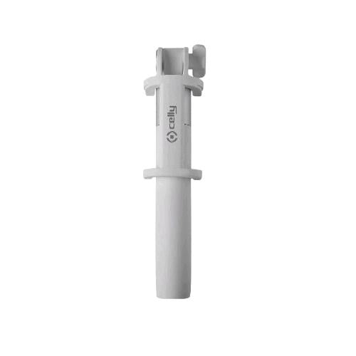 CELLY MONOPOD ASTA SELFIE BLUETOOTH PER SMARTPHONE FINO A 6.2" BIANCO