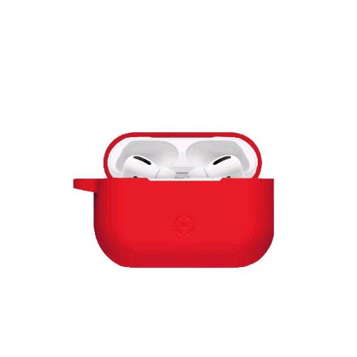 CELLY CUSTODIA PER BOX AIRPOD PRO IN SILICONE ROSSO