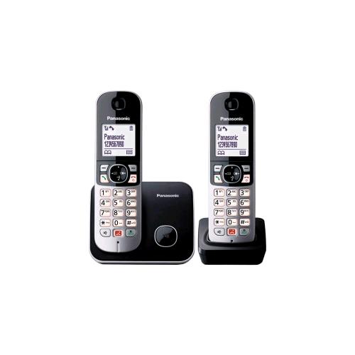 PANASONIC KX-TG6852JTB DUO CORDLESS DECT CON IDENTIFICATORE DI CHIAMATA VIVAVOCE