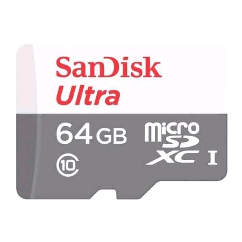 SANDISK ULTRA MICROSDXC 64GB + SD ADAPTER 100MB/S CLAS 10 UHS-I