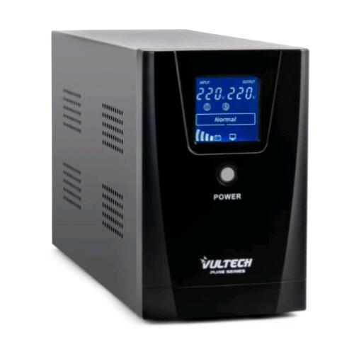 VULTECH UPS1000VA-PURE UPS GRUPPO DI CONTINUITA' AVR 800 W 1.000 Va CONNETTORI 2