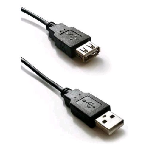 ATLANTIS CAVO PROLUNGA USB-2.0 TIPO A MASCHIO/FEMMINA 1 MT NERO