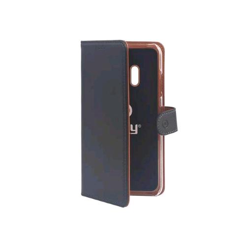 CELLY SAMSUNG GALAXY J4 2018 CUSTODIA A PORTAFOGLIO SIMILPELLE FLAP MAGNETICO NE