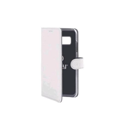 CELLY SAMSUNG GALAXY S10e CUSTODIA A PORTAFOGLIO SIMILPELLE FLAP MAGNETICO BIANC