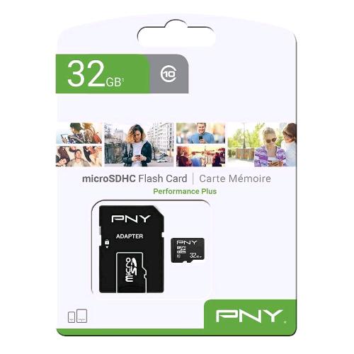 PNY MICRO SD 32GB PERFORMANCE PLUS CLASSE 10 NERO