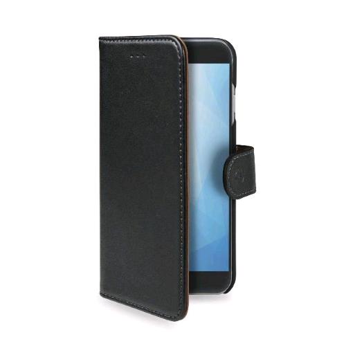 CELLY HUAWEI MATE 9 CUSTODIA A PORTAFOGLIO SIMILPELLE FLAP MAGNETICO NERO