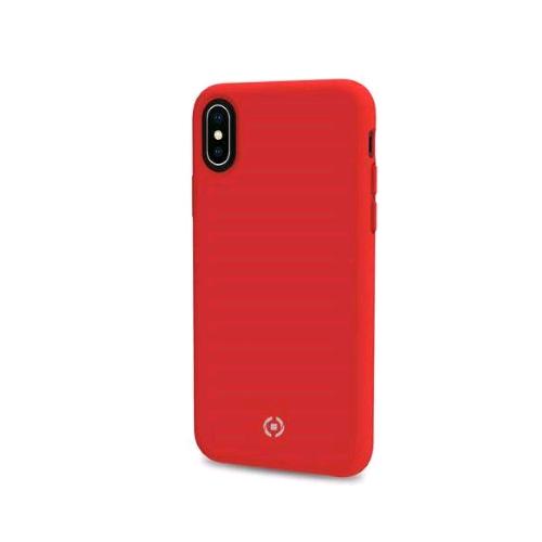 CELLY APPLE iPHONE XS MAX COVER IN SILICONE LIQUIDO CON FINITURA SOFT-TOUCH ROSS