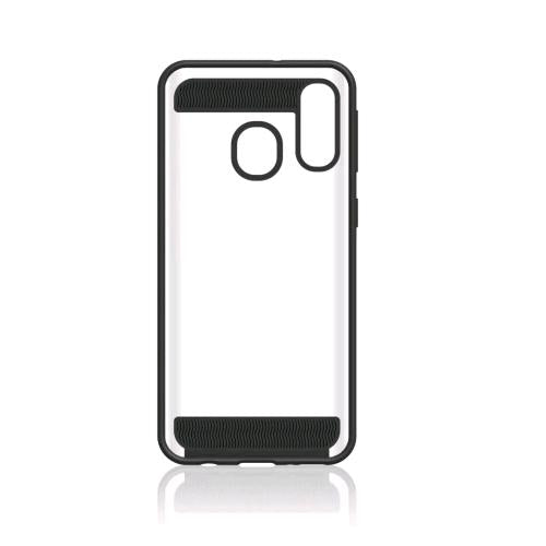 BLACK ROCK SAMSUNG GALAXY A20e COVER IN TPU ANTI SHOCK ASSORBION TRASPARENTE/NER