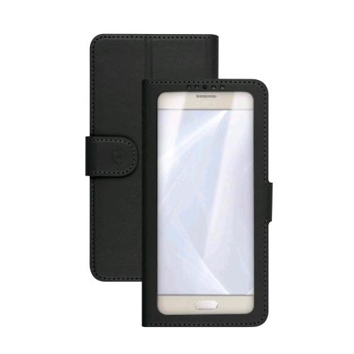 CELLY UNICA VIEW CUSTODIA A LIBRO UNIVERSALE 4.5"- 5.0" CON DISPLAY A VISTA E FU