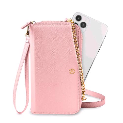 CELLY VENERE CUSTODIA POCHETTE UNIVERSALE IN SIMILPELLE EFFETTO SAFFIANO CON CHI