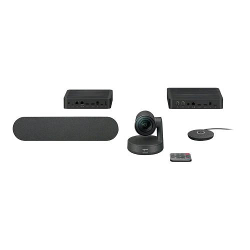 LOGITECH RALLY KIT PER VIDEOCONFERENZA PROFESSIONALE 4K ULTRA HD ZOOM DIGITALE 1