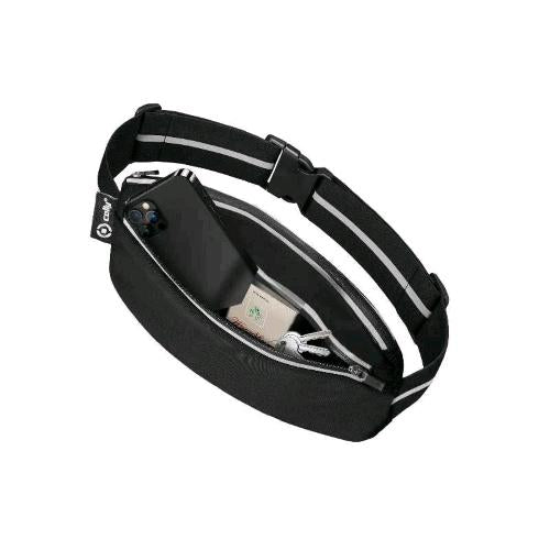 CELLY SPORT MARSUPIO CON BORDIU RIFLETTENTI PER SMARTPHONE FINO A 6.9" NERO