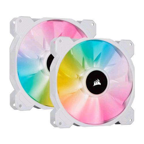 CORSAIR SP140 KIT 2 VENTOLE RGB ELITE PWM 140MM CON ICUE LIGHTING NODE CORE OTTO