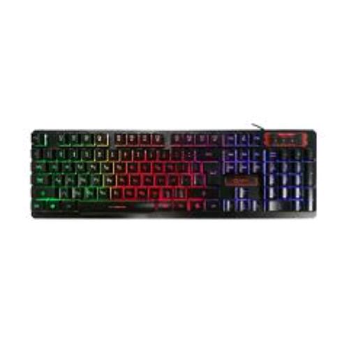 IGLOO GA-132 TASTIERA GAMING 104 TASTI USB RGB RETROILUMINATA COLORE NERO