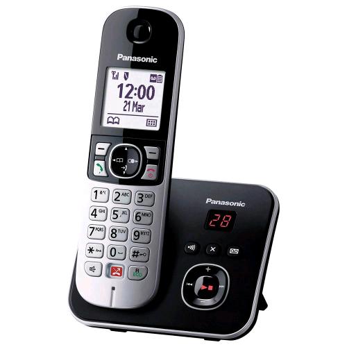 PANASONIC KX-TG6861JTB TELEFONO CORDLESS DECT CON SEGRETERIA TELEFONICA VIVAVOCE