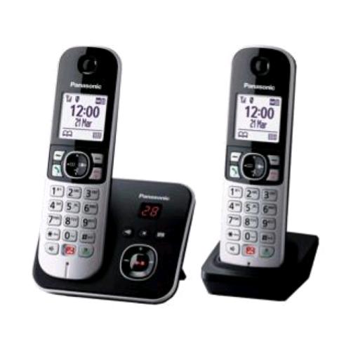 PANASONIC KX-TG6862JTB DUO TELEFONO CORDLESS DECT + 1 PORTATILE CON SEGRETERIA C