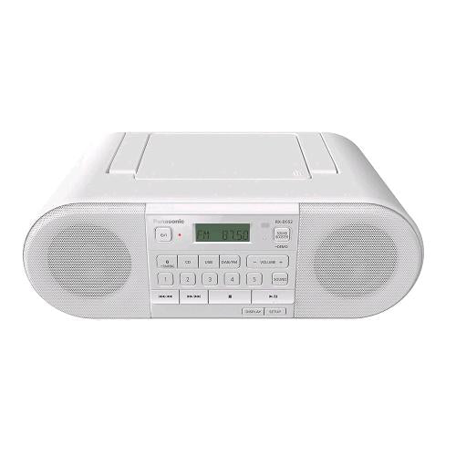 PANASONIC RADIO PORTATILE DAB+ BLUETOOTH LETTORE CD DESIGN VINTAGE 20W USB, TELE