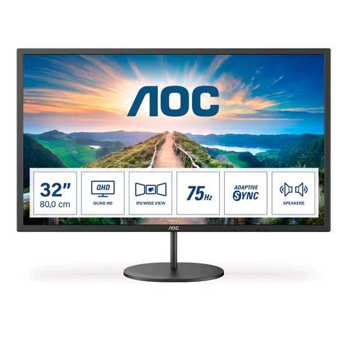 AOC Q32V4 31.5" 2K UHD FORMATO 16:9 CONTRASTO 1.200:1 1xHDMI 1xDISPLAY PORT COLO