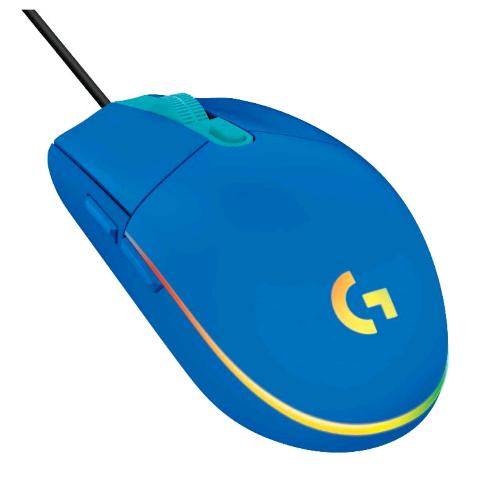 LOGITECH G203 LIGHTSYNC MOUSE GAMING 8.000 DPI 6 PULSANTI PROGRAMABILI ILUMINAZI