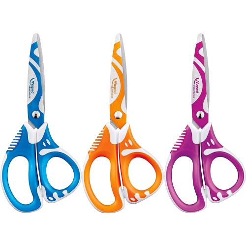 MAPED ZENOA FIT FORBICE 13 CM ASIMMETRICHE SISTEMA AMMORTIZZANTE COLORI ASSORTIT