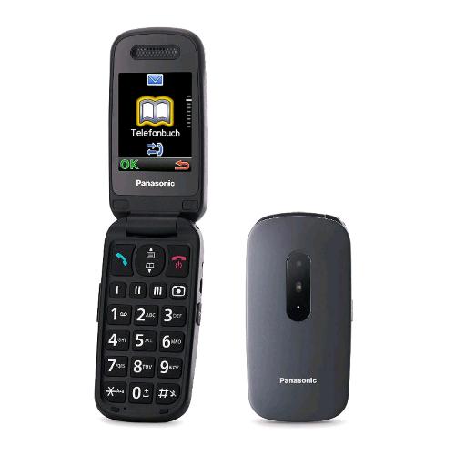 PANASONIC KX-TU446 EASY PHONE CLAMSHELL 2.4" TASTI GRANDI AMPIO DISPLAY TASTO SO