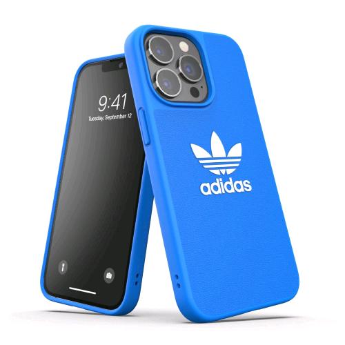 ADIDAS APPLE iPHONE 13/ 13 PRO ADICOLOR CUSTODIA IN TPU E POLIURETANO BLU CON LO