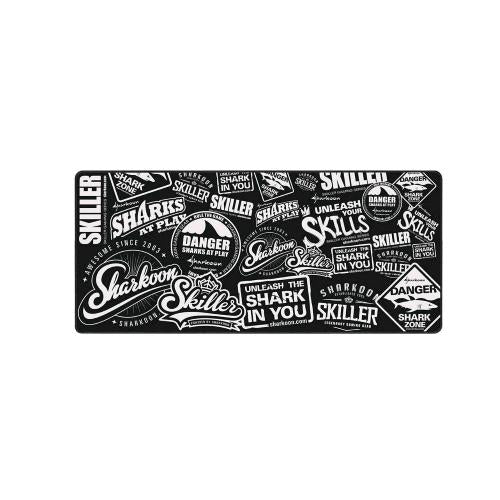 SHARKOON TAPPETINO GAMING XXL 900 X 400 X 2.5 MM NERO STAMPA COLLAGE SKILLER