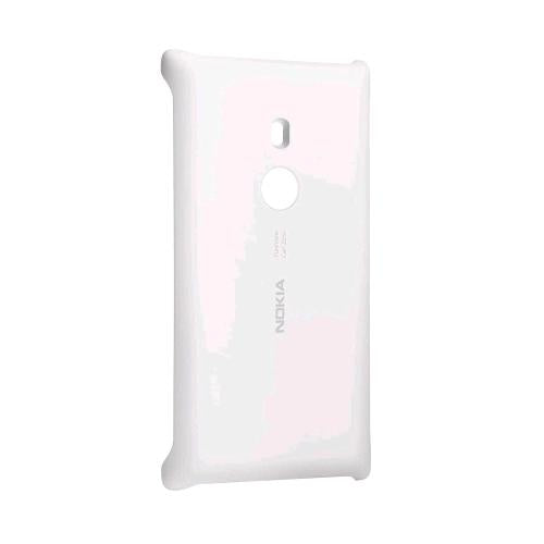 NOKIA LUMIA 925 COVER IN POLICARBONATO CON RICARICA WIRELESS BIANCO