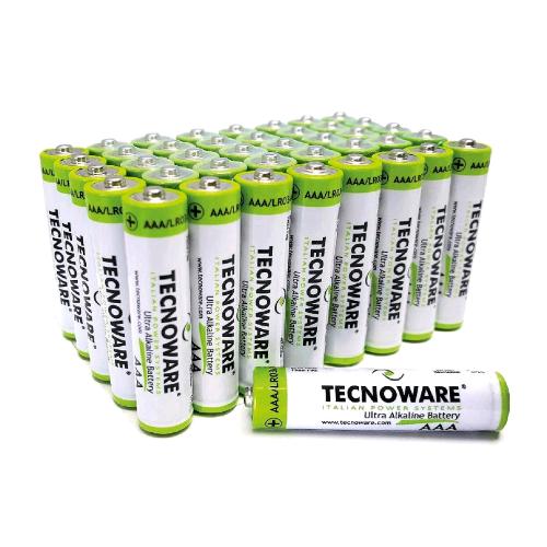 TECNOWARE BATTERIE MINISTILO AAA POWER SYSTEMS ULTRA ALCALINE CONF. 40PZ