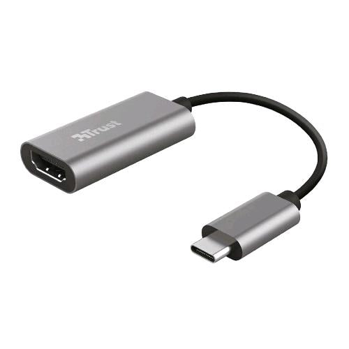 TRUST DALYX ADATTATORE DA USB-C A HDMI HDR E HDMI 2.0 GREY