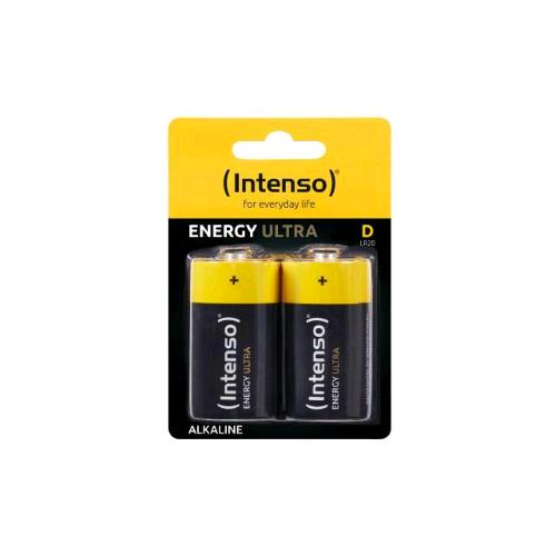 INTENSO ENERGY ULTRA BATTERIE ALKALINE TORCIA D LR20 CONF 2 Pz.