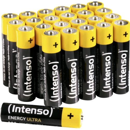INTENSO ENERGY ULTRA BATTERIE ALKALINE MINI STILO AA LR03 CONF 24 Pz. IN BOX