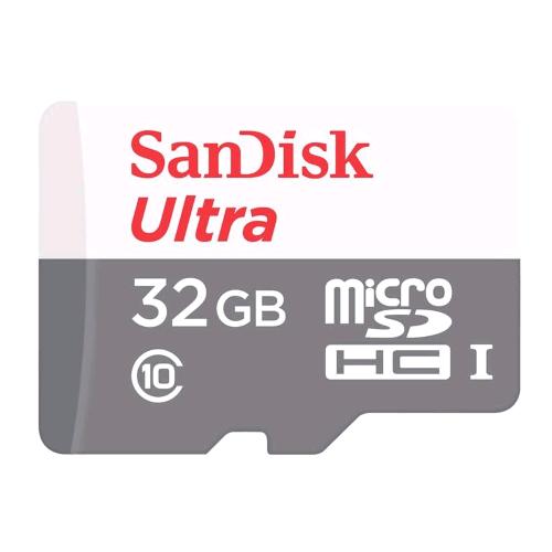 SANDISK ULTRA MICROSDHC 32 GB CLASSE 10 UHS-I 100 MB/S CON ADATTATORE SD