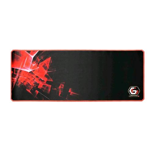 TECHMADE TAPPETINO MOUSE ANTISCIVOLO GAMING PRO EXTRA LARGE 35X90CM NERO ROSSO