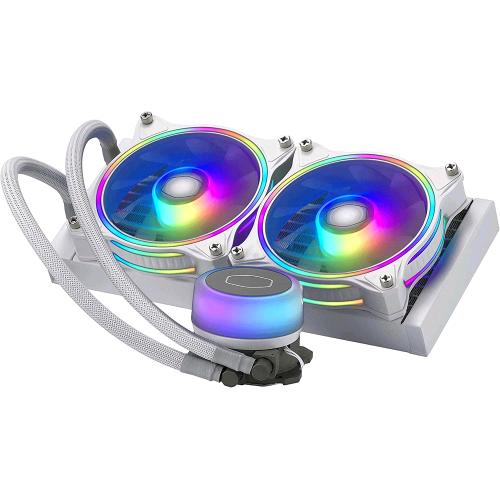 COOLER MASTER MASTERLIQUID ML240 ILLUSION EDIZIONE WHITE CPU LIQUID COOLER DISSI