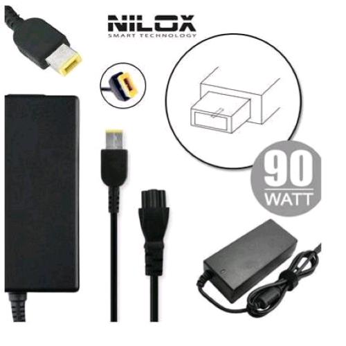 NILOX NLX90W-IM09D ALIMENTATORE 90W PER NOTEBOOK IBM LENOVO 20V 4.5A CONNETTORE