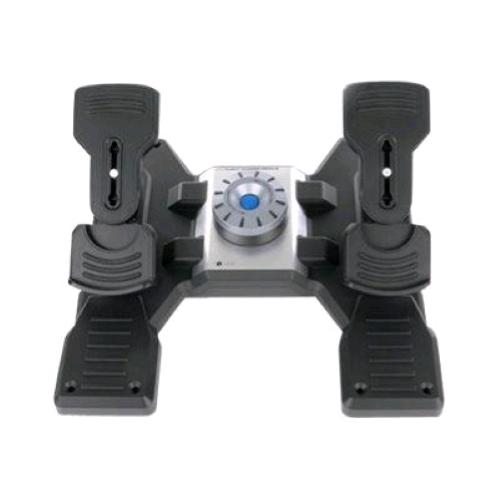 LOGITECH G SAITEK PRO FLIGHT RUDDER PEDALS PEDALIERA PER SIMULATORI DI VOLO
