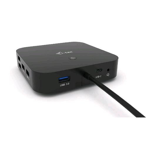 I-TEC DOCKING STATION USB-C DUAL DISPLAY CON POWER DELIVERY 100 W BLACK