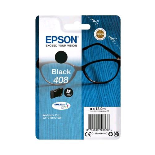 EPSON 408 CARTUCCIA SINGLEPACK DURABRITE ULTRA INK BLACK