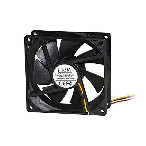 LINK LKV9225 VENTOLA UNIVERSALE DI RAFFREDAMENTO PER PC 92x92x25 MM 12 VOLT BLAC