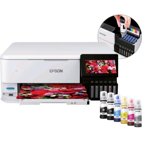 EPSON EcoTank ET-8500 STAMPANTE MULTIFUNZIONE INK JET A COLORI FOTOGRAFICA RICAR