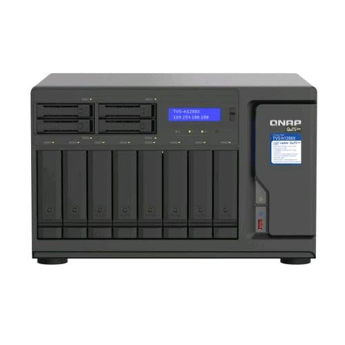 QNAP TVS-H1288X NAS CHASSIS TOWER XEON W-1250 3.3GHz RAM 16GB-5+4 BAY HDD/SSD 2.